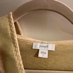 Pure Jill Light Yellow Hoodie Sweater